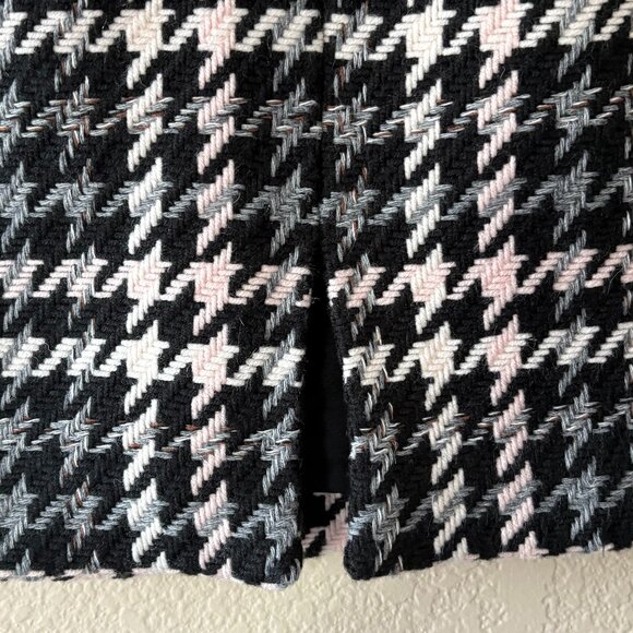 Nygard Collection Vintage Houndstooth A-Line Mini Skirt Lined -Size 8 Petites - Picture 3 of 9